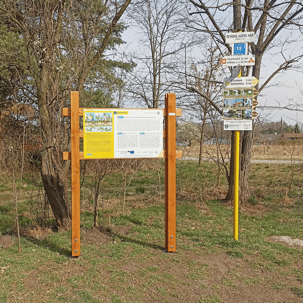 Infopanely na Eurovelo 6 - Cyklotrasa Železná opona