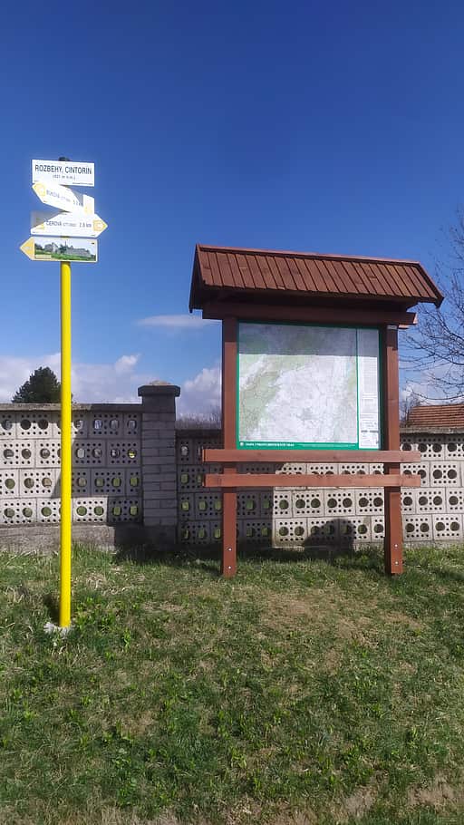 Mapa cyklo a turistických trás III, SCK