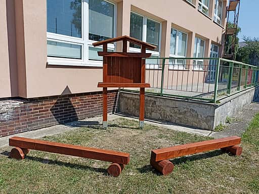 Náučná tabuľa pre športovú školu