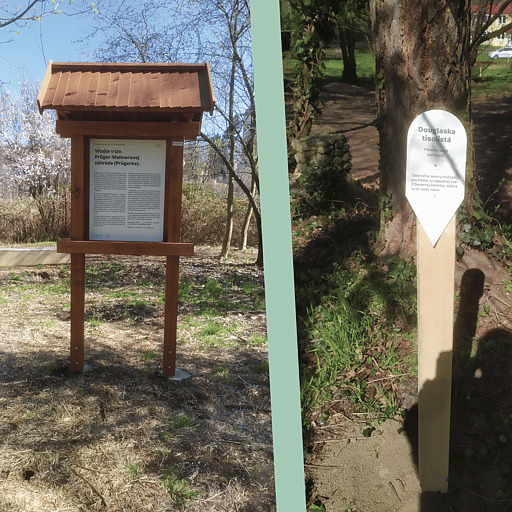 Tabule k revitalizácii Prüger-Wallnerovej záhrady