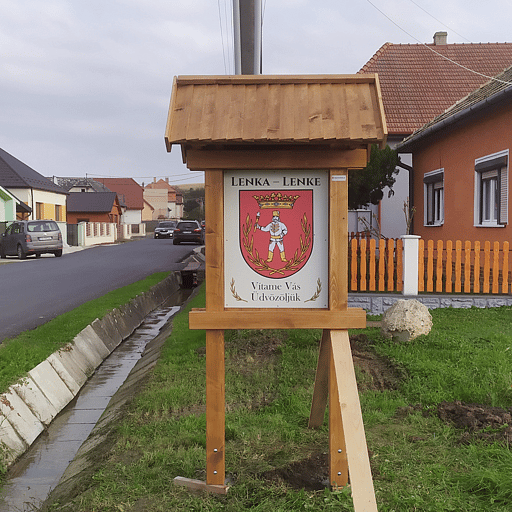 Orientácia v obci Lenka