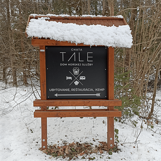 CHATA TÁLE - Navigačná pútacia tabuľa
