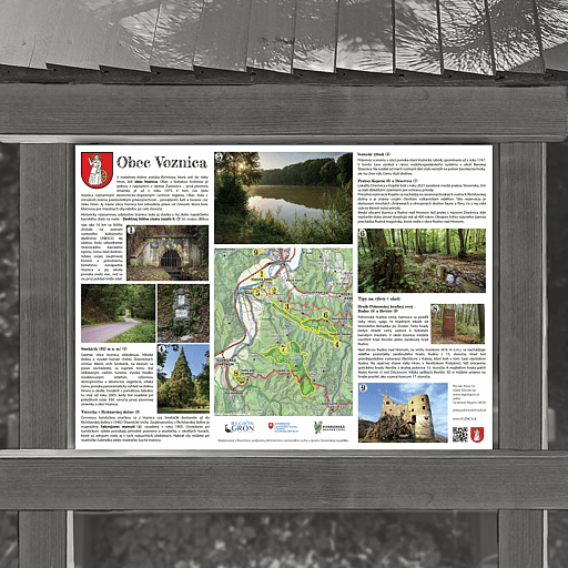 Voznica - mapa okolia, tipy na výlety