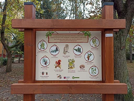 Drevená tabuľa pre školu