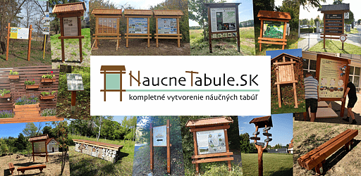 Grafiky náučných tabúľ – ukážka realizácií