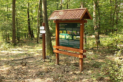 Náučná tabula v prírode